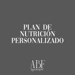 Plan de Nutrición Personalizado